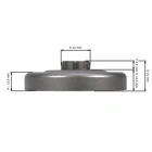 HS PARTS Kettenrad .325" 7 Zähne für Kettensägen Echo CS400 CS440 CS3600 CS3700 CS3900 CS4100 CS4200 CS4500 CS4510