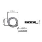 HS PARTS Kettenrad .325" 7 Zähne für Kettensägen Echo CS400 CS440 CS3600 CS3700 CS3900 CS4100 CS4200 CS4500 CS4510