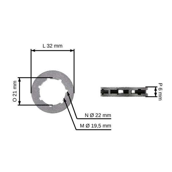 HS PARTS Kettenrad .325