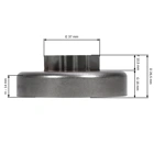 HS PARTS Kettenrad .325" 8 Zähne für Kettensägen Homelite 240 240S 245 (OEM A95056)