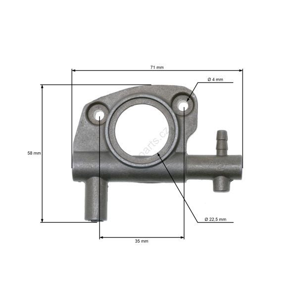 HS Parts Kettensägen Ölpumpe Oleo Mac 940C 941CX 947 952 (50170051AR)