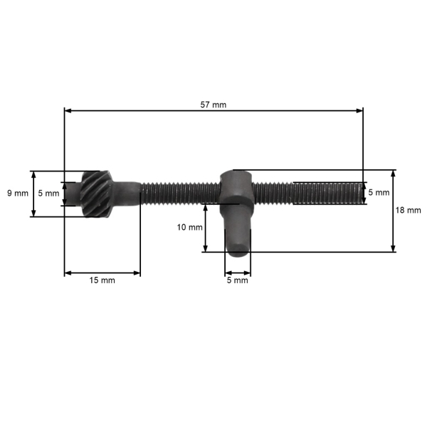 HS Parts Kettenspanner für chinesische Kettensägen Inhalt des Motors 45 ccm 52 ccm 58 ccm