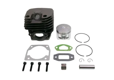 HS PARTS kompletter Zylinder mit 45,2 mm Kolben für chinesische Kettensägen und Hobbymarktsägen 58 cc