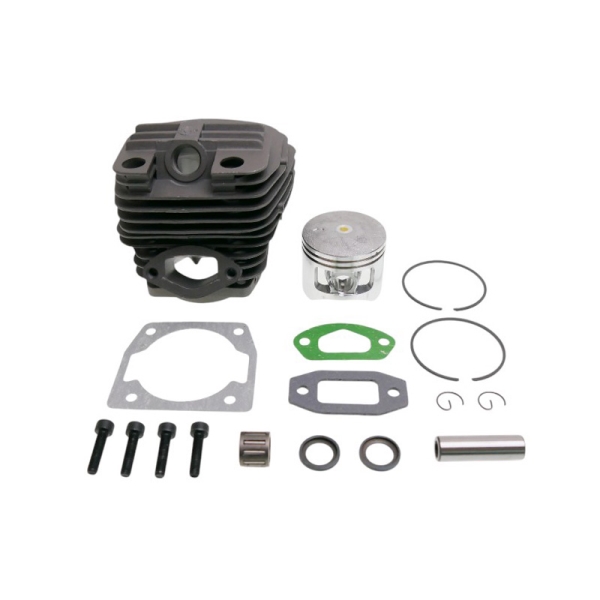 HS PARTS kompletter Zylinder mit 45,2 mm Kolben für chinesische Kettensägen und Hobbymarktsägen 58 cc