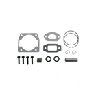 HS PARTS Kompletter Zylinder mit 45 mm Kolben für chinesische Kettensägen und Hobbymarktsägen mit 52 cm³ Hubraum