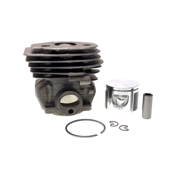 HS Parts Kompletter Zylinder mit Kolben für Husqvarna 357XP 359 Jonsered 2159 CS2156 CS2159 Nikasil Kettensägen 46 mm (OEM 503919871 537248504)