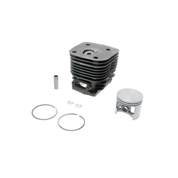 HS Parts Kompletter Zylinder mit Kolben für Husqvarna Partner 3120 3120XP K1250 K1260 3120K 3122K Nikasil 60 mm Kettensägen (OEM 576270003)