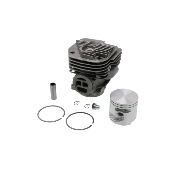 HS Parts Kompletter Zylinder mit Kolben für Husqvarna Partner K960 K960 K970 Nikasil 56 mm Säbelsäge (OEM 544935603)