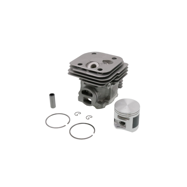 HS Parts kompletter Zylinder mit Kolben für Kettensägen Husqvarna 365 X TORQ Jonsered CS2166 Nikasil 50mm (OEM 575255702 575774102)