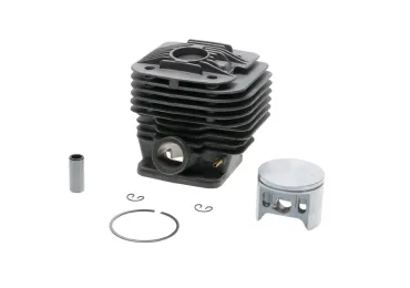 HS Parts Kompletter Zylinder mit Kolben für Makita DPC7300 Nikasil Kettensäge 50mm (OEM 394130010)