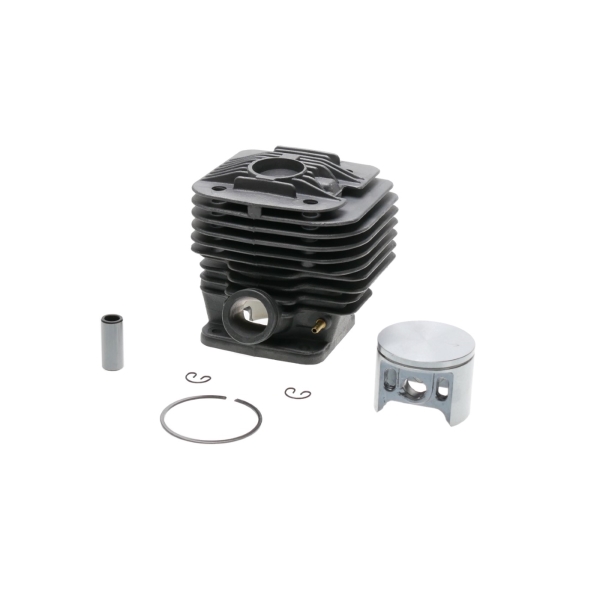 HS Parts Kompletter Zylinder mit Kolben für Makita DPC7300 Nikasil Kettensäge 50mm (OEM 394130010)