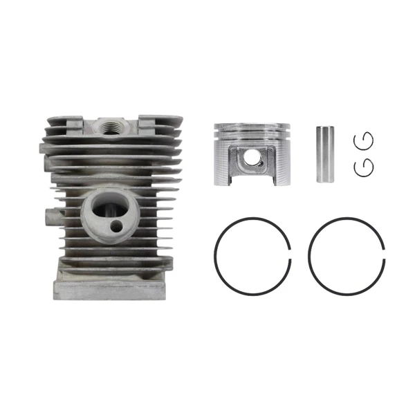 HS PARTS kompletter Zylinder mit Kolben für Stihl Kettensägen 017 018 MS170 MS180 Kolbenbolzen 8mm (OEM 11300201208)