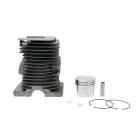HS PARTS kompletter Zylinder mit Kolben für Stihl Kettensägen 017 018 MS170 MS180 Kolbenbolzen 8mm (OEM 11300201208)