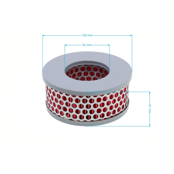 HS Parts Luftfilter 105 mm x 52 mm x 47 mm für Yanmar L40 Motoren (114250 12580, 114250-12580, 1142-501-2580