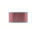 HS Parts Luftfilter 105 mm x 52 mm x 47 mm für Yanmar L40 Motoren (114250 12580, 114250-12580, 1142-501-2580