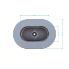 HS Parts Luftfilter für Yanmar L100 Motoren (114650 12540, 114650-12540, 1146-501-2540)
