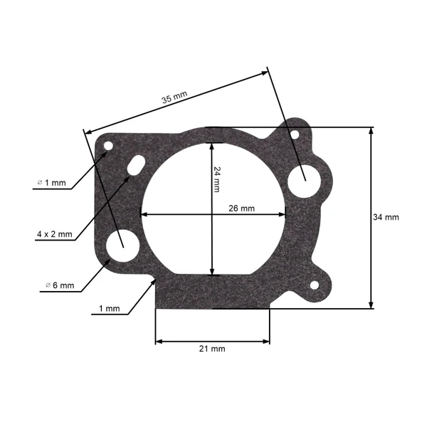 HS Parts Luftfilterdichtung für Briggs & Stratton Motoren (OEM 273364 691894)