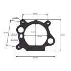 HS Parts Luftfilterdichtung für Briggs & Stratton Quantum-Motoren mit Kraftstoffpumpe (OEM 272653)
