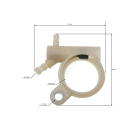 HS PARTS Ölpumpe für Stihl Kettensägen MS231 MS251 MS231 C MS231 2-Mix MS251-2Mix (OEM 11436403201)