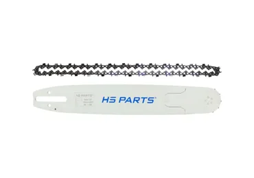 HS PARTS Professionelle Führungsschiene 15" (38 cm) 3/8" .063" (1,6 mm) + Sägekette 56 Glieder Vierkantzahn für Stihl 030 036 042 044 045 MS290 MS390 MS360 MS361 MS362 MS380 MS440 MS441 MS460 MS461 MS462 MS500i MS660 MS661