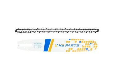 HS PARTS Professionelle Führungsschiene 15" (38 cm) .325" .050" (1,3 mm) + Sägekette 63 Glieder Vierkantzahn für Stihl 024 026 028 029 030 031 032 039 MS240 MS260 MS261 MS270 MS271 MS280 MS290 MS291 MS310 MS390