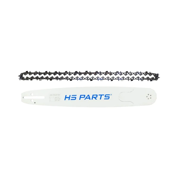 HS PARTS Professionelle Führungsschiene 16" (40 cm) .325" .058" (1,5 mm) + Sägekette 66 Glieder Vierkantzahn für Husqvarna 36 45 55 136 257 262 345 346 357 435 445 460 Jonsered 2054 2152 2155 CS2149W Dolmar 112 116 Oleomac 952 962