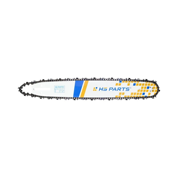 HS PARTS Professionelle Führungsschiene 18" (45 cm) 3/8" .058" (1,5 mm) + Sägekette 68 Glieder Vierkantzahn für Jonsered 60 66 70 75 77 80 81 90 92 110 111 601 801 820 830 910E 920 930 941 Oleomac 261 264 350 481 482 GS720 GS820