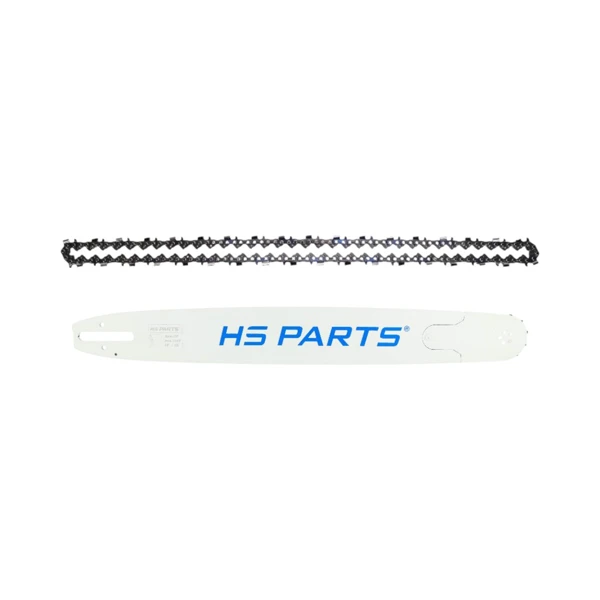 HS PARTS Professionelle Führungsschiene 20" (50 cm) 3/8" .063" (1,6 mm) + Sägekette 72 Glieder Vierkantzahn für Stihl 030 036 042 045 MS290 MS390 MS360 MS361 MS362 MS380 MS440 MS441 MS460 MS461 MS462 MS500i MS660 MS661