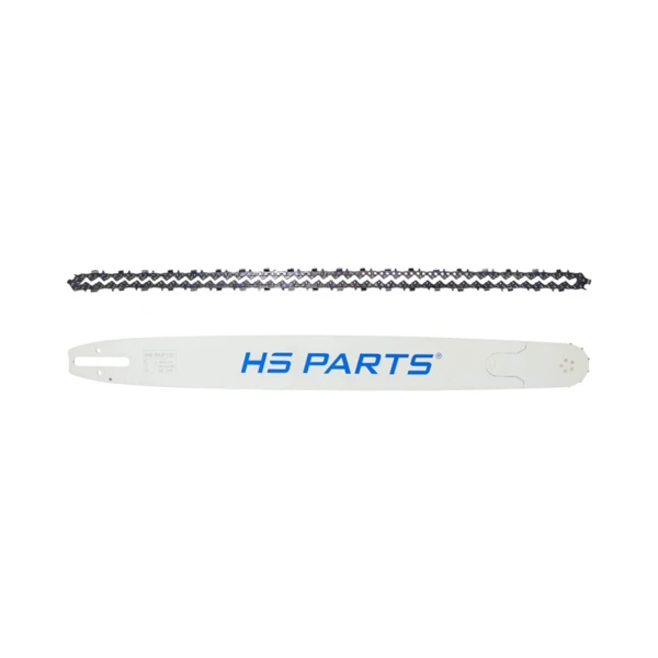 HS PARTS Professionelle Führungsschiene 24" (60 cm) 3/8" .050" (1,3 mm) + Sägekette 84 Glieder Vierkantzahn für Stihl 030 036 042 045 MS290 MS390 MS360 MS361 MS362 MS380 MS440 MS441 MS460 MS461 MS462 MS500i MS660 MS661