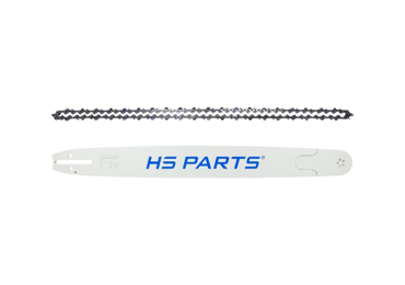 HS PARTS Professionelle Führungsschiene 24" (60 cm) 3/8" .058" (1,5 mm) + Sägekette 84 Glieder Vierkantzahn für Husqvarna 61 66 266 268 272 365 372XP 380 585 Solo 665 681 Jonsered 2077 2171 Dolmar PS6400 Makita DCS6400