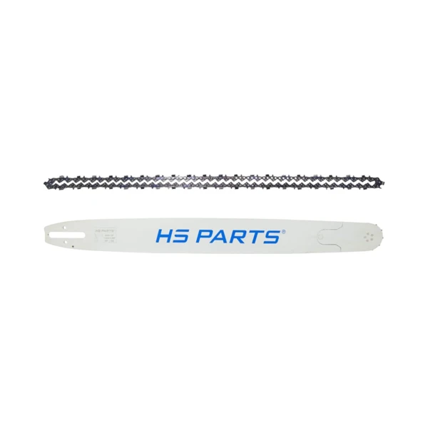 HS PARTS Professionelle Führungsschiene 24" (60 cm) 3/8" .063" (1,6 mm) + Sägekette 84 Glieder Vierkantzahn für Stihl 030 036 042 045 MS290 MS390 MS360 MS361 MS362 MS380 MS440 MS441 MS460 MS461 MS462 MS500i MS660 MS661