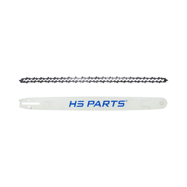 HS PARTS Professionelle Führungsschiene 26" (65 cm) 3/8" .058" (1,5 mm) + Sägekette 89 Glieder Vierkantzahn für Husqvarna 61 66 266 268 272 365 372XP 380 585 Solo 665 681 Jonsered 2077 2171 Dolmar PS6400 Makita DCS6400