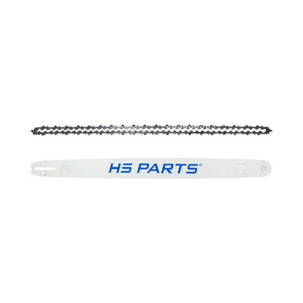 HS PARTS Professionelle Führungsschiene 30" (75 cm) 3/8" .058" (1,5 mm) + Sägekette 102 Glieder Vierkantzahn für Husqvarna 61 66 266 268 272 365 372XP 380 585 Solo 665 681 Jonsered 2077 2171 Dolmar PS6400 Makita DCS6400