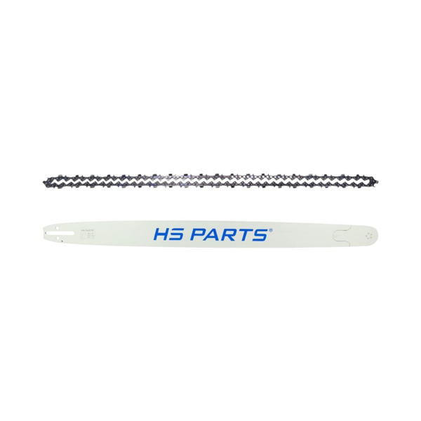 HS PARTS Professionelle Führungsschiene 36" (90 cm) 3/8" .063" (1,6 mm) + Sägekette 115 Glieder Vierkantzahn für Husqvarna 61 66 266 268 272 365 372XP 380 585 Solo 665 681 Jonsered 2077 2171 Dolmar PS6400 Makita DCS6400