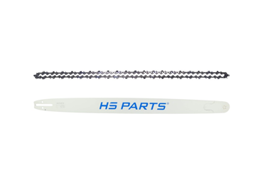 HS PARTS Professionelle Führungsschiene 36" (90 cm) .404" .063" (1,6 mm) + Sägekette 104 Glieder Vierkantzahn für Husqvarna 61 66 268 288 385 390XP 575XP 3120XP Jonsered 2095 625 820 CS2172 Solo 667 681 694 Shindaiwa 680 757
