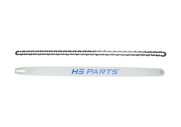 HS PARTS Professionelle Führungsschiene 42" (106 cm) .404" .063" (1,6 mm) + Sägekette 124 Glieder Vierkantzahn für Stihl 064 066 MS640 MS650 MS660 MS661