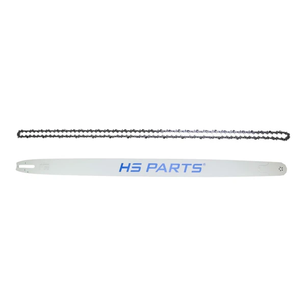 HS PARTS Professionelle Führungsschiene 42" (106 cm) .404" .063" (1,6 mm) + Sägekette 124 Glieder Vierkantzahn für Stihl 064 066 MS640 MS650 MS660 MS661