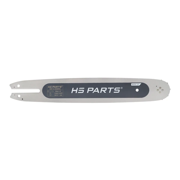 HS PARTS QUICK CUT Profi-Führungsschiene 14" (35 cm) 3/8" .050" (1,3 mm) 50 Treibglieder für Stihl 009 011 015 017 020 021 025 MS170 MS171 MS172 MS180 MS191 MS192 MS200 MS210 MS211 MS230 MS250 MSA220 MSE140 MSE170 HT130 HT131 E10 E14 E180