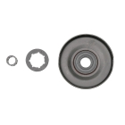 HS Parts Ringkettenrad 3/8" 7 Zahnkette für Husqvarna 362 362XP 365 365 X-Torq 372XP 372 XP X-Torq 371K Jonsered 2063 2065 2165 2171 CS2166 CS2171 (OEM 503932673)