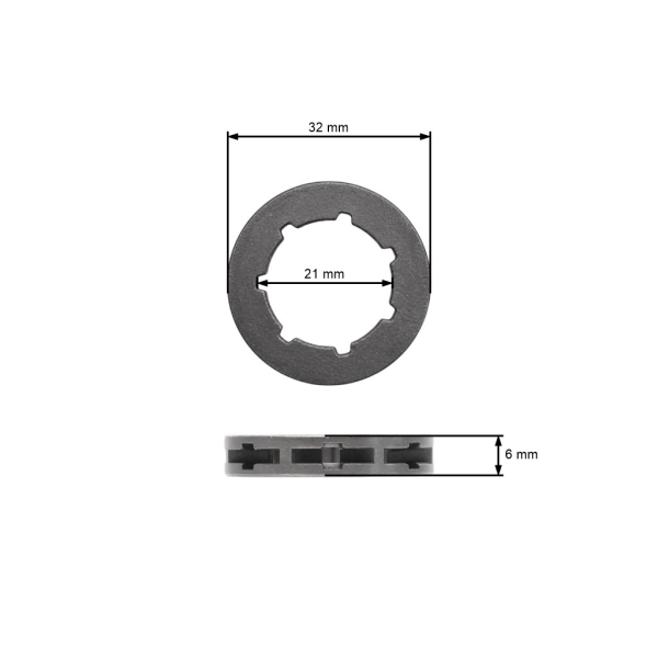 HS Parts ringrad .325" 7 Zähne für Kettensägen