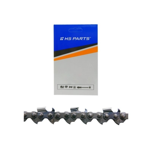 HS PARTS Sägekette 1/4" .050" (1,3 mm) 58 Glieder Rundzahn für Akku-Sägen