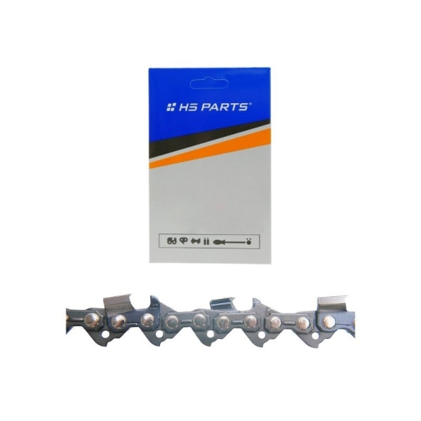 HS PARTS Sägekette 3/8" .050" (1,3 mm) 68 Glieder Vierkantzahn für Husqvarna 246 254 262 345 357 455 460 555 560 Jonsered 2054 CS2260 Dolmar 111 112 115 PS540 Solo 613 614 650 Oleomac 162 956 962