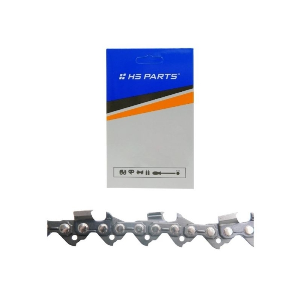 HS PARTS Sägekette 3/8" .050" (1,3 mm) 72 Glieder Vierkantzahn für Husqvarna 246 254 262 345 357 455 460 555 560 Jonsered 2054 CS2260 Dolmar 111 112 115 PS540 Solo 613 614 650 Oleomac 162 956 962