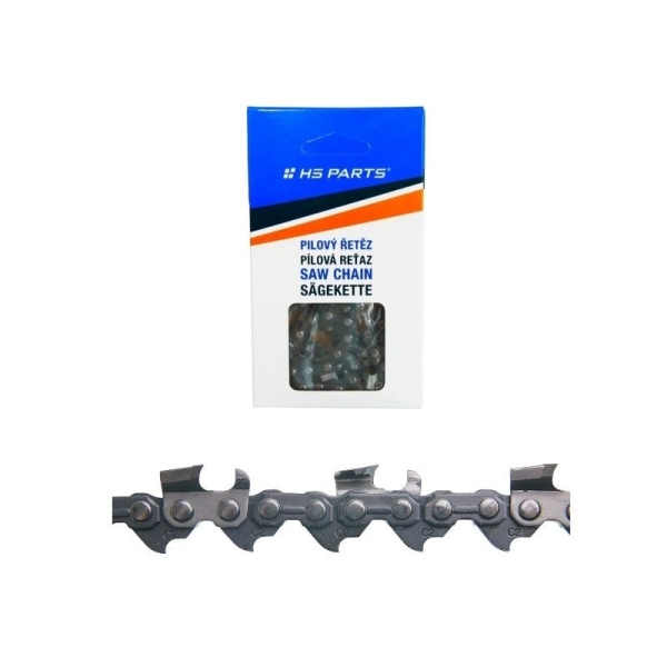 HS PARTS Sägekette mit Karbidspitzen 3/8" .058" (1,5 mm) 56 Glieder Vierkantzahn für Husqvarna 66 162 181 266 268 362 365 372XP 380 385 390XP 394XPG 555 560XP 562 570 572 575XP 576XP