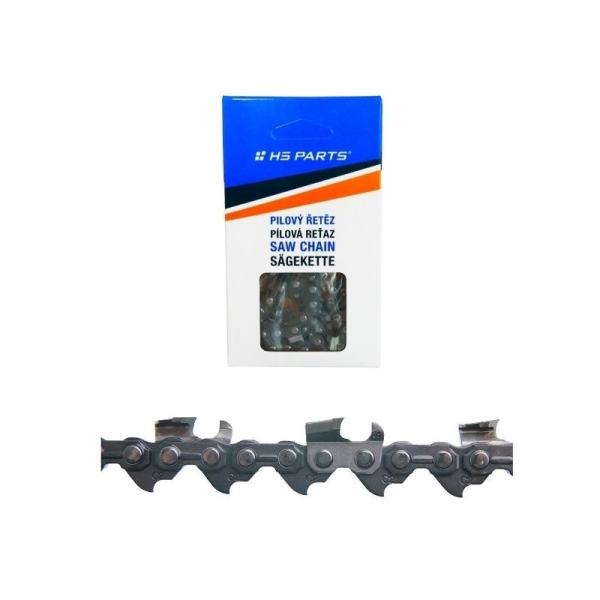 HS PARTS Sägekette mit Karbidspitzen 3/8" .058" (1,5 mm) 60 Glieder Vierkantzahn für Husqvarna 66 162 181 266 268 362 365 372XP 380 385 390XP 394XPG 555 560XP 562 570 572 575XP 576XP