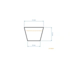 Keilriemen 1437 mm x 1500 mm x 13 mm für Rasenmäher und Gartentraktoren AL-KO Alko 850TR T12-85HD T13-85HD T750 T800 T850 T1000 Dolmar (OEM 514083)