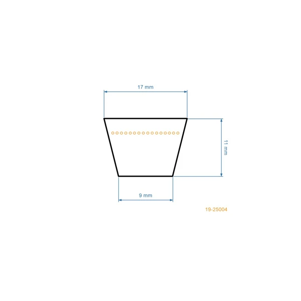 Keilriemen 1700 mm x 1760 mm x 16,0 mm für Gartentraktoren MTD Cub Cadet Columbia Gutbrod Yardman (OEM 754-0329A 754-0329 754-0433)