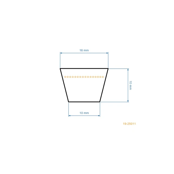 Keilriemen 2353 mm x 2413 mm x 15,6 mm für Gartentraktoren MTD Gutbrod Massey Ferguson Bolens Oleo-Mac Cub Cadet (OEM 754-04075A 754-04075 954-04075)