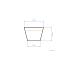 Keilriemen 2451 mm x 2501 mm x 13 mm für Stiga Alpina Brill Scag Dolmar Sabre Sabo Honda Castelgarden Gartentraktoren (OEM 35062001/0 CG35062011H0)