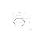 Keilriemen 2743 mm x 2794 mm x 12,5 mm für Husqvarna Partner Jonsered Poulan McCulloch Gartentraktoren (OEM 532429532 584454401)